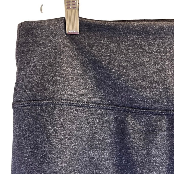 Hyba Women's Leggings XL Charcoal Gray French Terry Legging - Picture 4 of 13